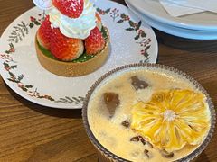 抹茶生巧草莓塔-echoes coffee回响咖啡(888街店)