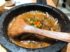 石锅黑豆腐-千叶创意融合料理(水韵城店)