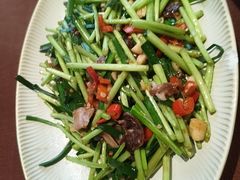藜蒿炒腊味-荷栖小院·品质江西菜(红谷滩店)
