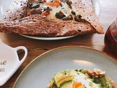 巴黎火腿鸡蛋芝士蘑菇可丽饼-RAC BAR(安福路店)