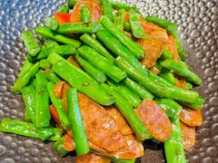 手工香肠炒四季豆-曾宴·楚菜(湖北省博物馆店)