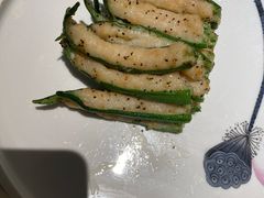 白玉虾滑酿秋葵-半勺·新徽菜(银泰城店)