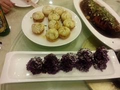 生煎和蓝莓紫薯-旺仔家常菜生煎包(马端街店)