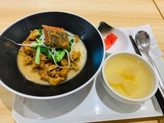沙茶浓汤面-轻蔬不用等·素食(江苏路店)