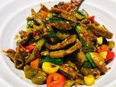 酸辣椒炒猪肝-建辉湖南土菜馆(南大街店)