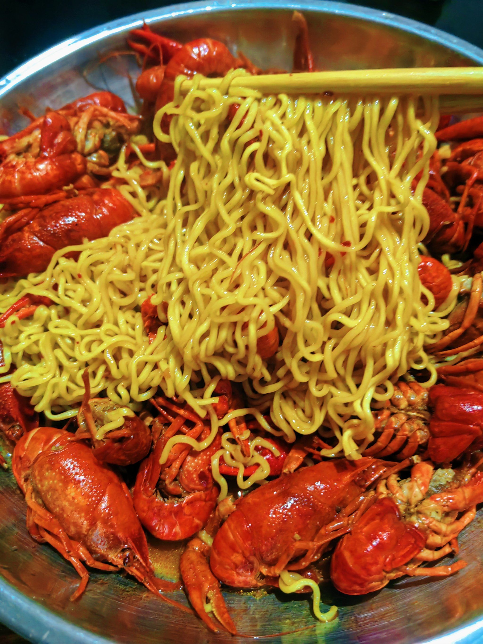 小龙虾🦀泡面🍜 组合,绝配!