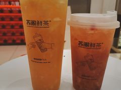 多肉蜜桃水果茶-苏阁鲜果茶(虎门君乐汇店)