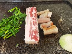 黑毛五花肉肉-韩阳王石板烤肉