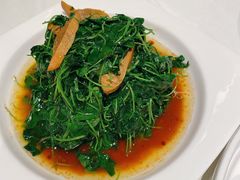 蚌肉金花菜-得月楼·省级非遗·传统苏帮菜(观前店)