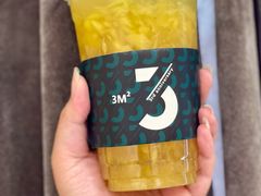 凤梨鲜果茶-方腻·3平方柠檬茶