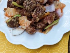 菠萝炒肉排-汤氏美食台山水步特色黄鳝饭(龙津东路店)