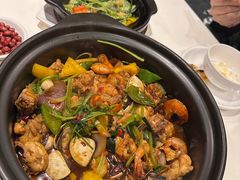 麻辣虾白贝鸡煲-辉记海鲜美食(氹仔店)
