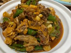 -东来菜馆•手抓海鲜家常菜•海鲜锅贴(鸽子窝店)