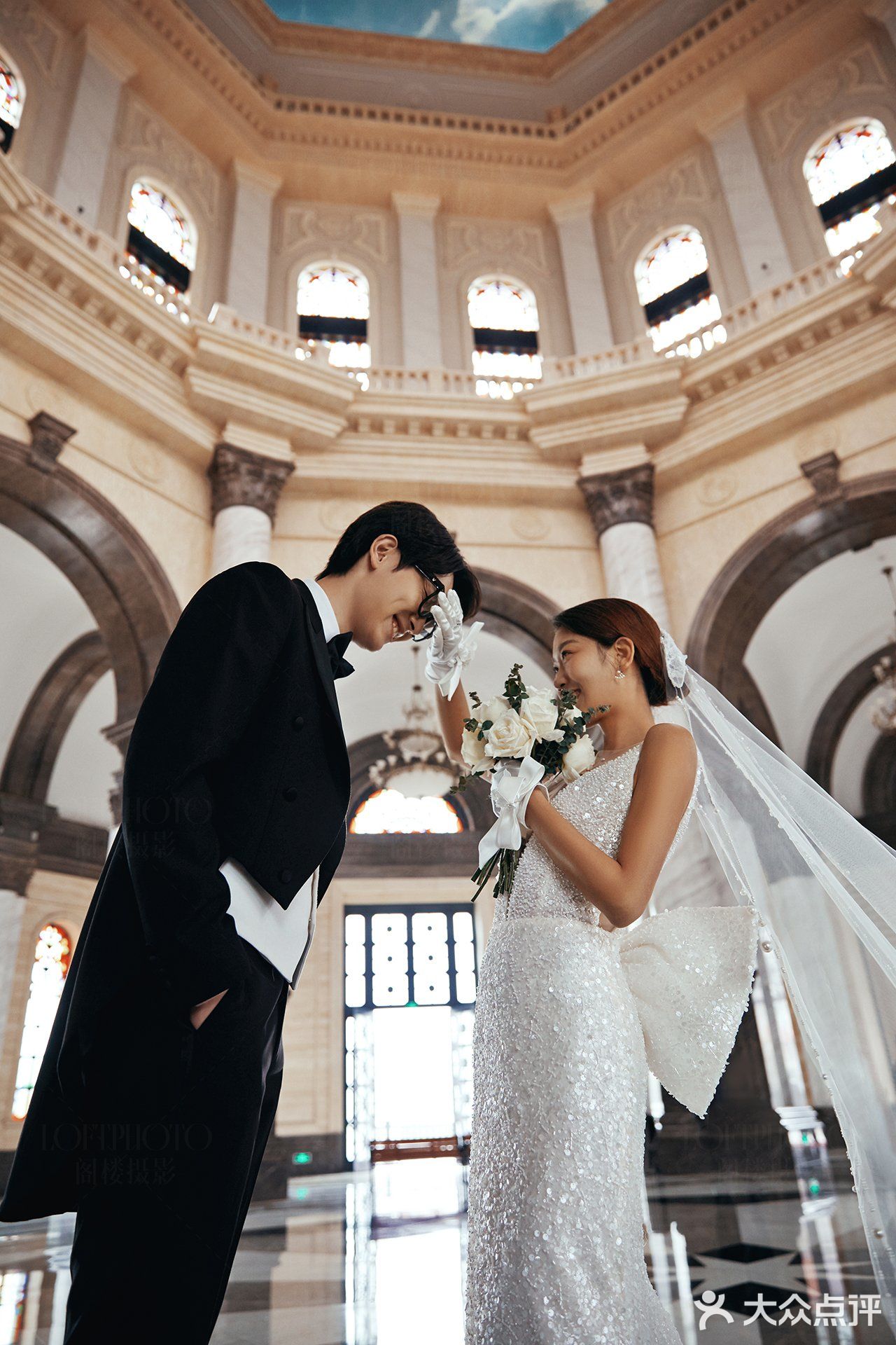 我梦寐以求的教堂婚纱照