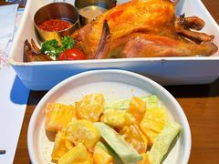 菠萝芒果黄瓜油条沙拉-素描餐厅(灵隐天竺店)