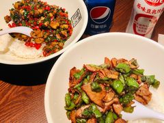 青椒瘦肉条-德天顺盖码饭(人民西路店)