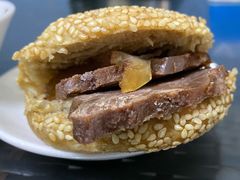 烧饼夹肉-永盛斋小吃(故宫店)