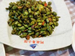 橄榄肉碎四季豆-阿政粤小馆(中央大街店)