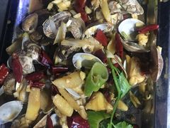 辣炒花蛤-玉园烧烤·海鲜辣炒