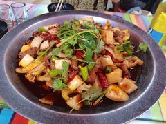 干锅肥肠-大湾金牌万州烤鱼(沙河店)