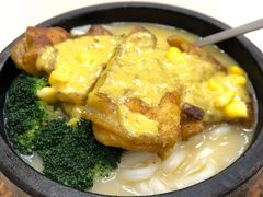 石烧咖喱鸡扒乌冬-佰搭果·广式茶餐厅(西华路店)