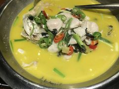 青椒紫苏煮桂鱼-时间仓(月湖公园店)