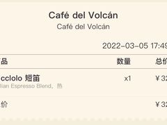 账单-Cafe del Volcan(永康路店)