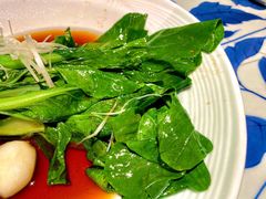 油淋脆菜心-绿茶餐厅(布吉万象汇店)