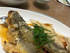 油浸鲈鱼-荣基四海一家·家常菜·海鲜大排档(新安店)