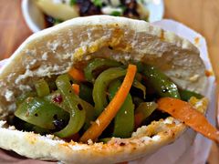 锅魁夹三丝-洞子口张老二凉粉(文殊院店)