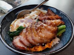 三眼仔炭烧猪颈肉饭-荣记·囍粤茶餐厅(花都店)