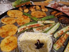 秋葵-胖记烤肉(江汉路店)