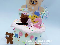 -卡比儿童蛋糕·心意定制·低脂零卡糖动物奶油FancyBALLOON(滨海店)