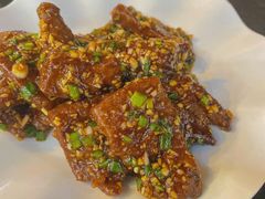 煎豬肝-函萱美食餐厅·台式家常菜