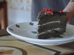 黑芝麻枸杞玫瑰蛋糕-时光花园(白鹭洲店)