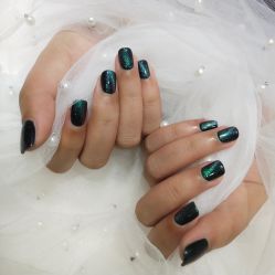-孔雀手美甲美睫护理