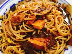 牛肉杂酱粉、猪肝蛋汤-珠宝街老左杂酱面馆