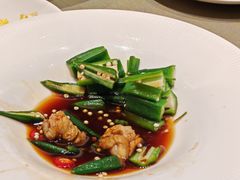 秋葵拌扇贝-双合园·海鲜水饺青岛菜(品牌首店)