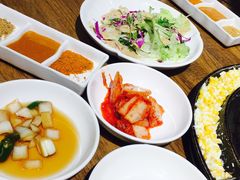 餐前小菜-釜山火炉韩式炭火烤肉(欧洲城店)