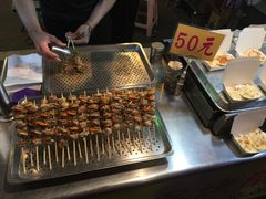 燒扇貝-六合夜市