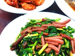 韭菜炒海肠-来之顺海鲜菜馆·青岛菜·始于1993(栈桥店)