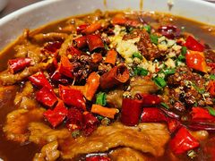 水煮牛肉-小河盐帮·私家菜·烤鸭(三元桥·霄云路店)