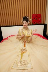 -桃子造型婚纱礼服(凤起广场店)