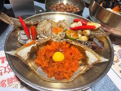 -草家酱蟹炭火烤肉店(珲春南路二店)