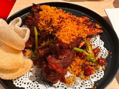 金蒜椒盐鸭下巴-避风塘(宝山万达店)