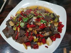 干煸羊血-青年路烩面馆(绿地世纪城店)
