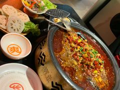 -探鱼·鲜青椒爽麻烤鱼(广州花都来又来店)