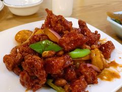 椒香虾仁爆鸡球-陈傻子餐厅(世纪都会店)