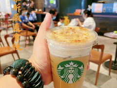 焦糖慕斯燕麦拿铁-星巴克(大连金州安盛店)