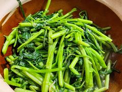 啫啫虾酱空心菜-熠盛粤味(永康路店)